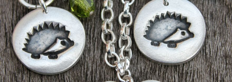 Silver hedgehog pendants silver hedgehog necklaces by little silver hedgehog